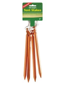 Coghlans Ultralight Tent Stakes (4 Per Pack) - Orange