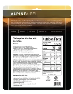 AlpineAire Chilaquiles Verdes With Carnitas 7 AlpineAire Chilaquiles Verdes With Carnitas -Camping Equipment Shop ChilaquilesVerdeswithCarnitas3