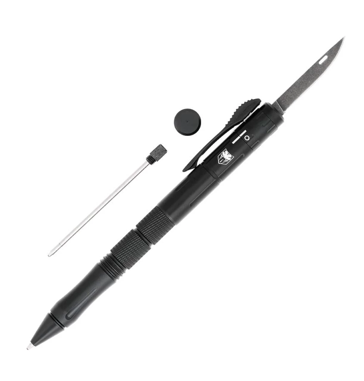 CobraTec Knives BLKCNCOTFPSWDNS Tactical Pen California Compliant 1.75" OTF Plain Stainless Steel Blade Black 3 CobraTec Knives BLKCNCOTFPSWDNS Tactical Pen California Compliant 1.75" OTF Plain Stainless Steel Blade Black