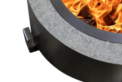 Breeo Luxeve 24" Smokeless Fire Pit With Lid & Glass -Camping Equipment Shop Luxeve Bronze Vein CrystalClear 1