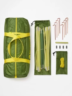 Marmot Limestone 4-Person Tent - Kiwi -Camping Equipment Shop M13993 4786 f 98426.1682439591