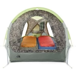 The North Face Homestead Domey 3 Tents - Rose Dawn Lichen LRG Print / Agave Green - (Past Season) -Camping Equipment Shop NF0A52VB 6d3 d 71459.1658175331