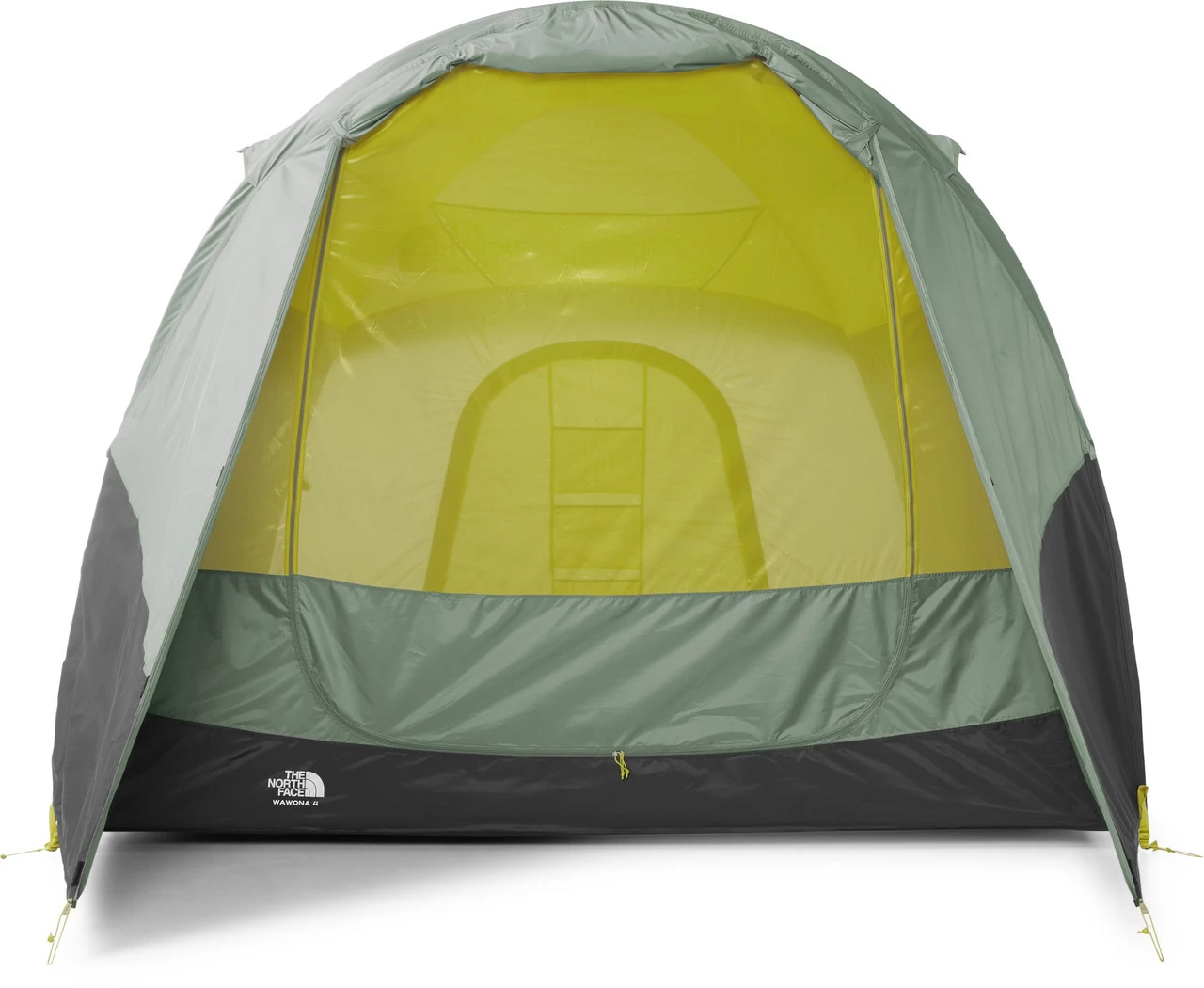 The North Face Wawona 4 Tent - Agave Green/Asphalt Grey 5 The North Face Wawona 4 Tent - Agave Green/Asphalt Grey - Image 3