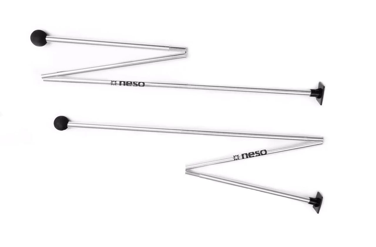 Extra Neso Poles For Neso 1 - Silver 3 Extra Neso Poles For Neso 1 - Silver