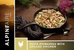 AlpineAire Pasta Primavera With Grilled Chicken