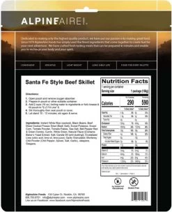 AlpineAire Santa Fe Beef Skillet 7 AlpineAire Santa Fe Beef Skillet -Camping Equipment Shop bf37b71a 3990 4e4a ad53 8bf524c90323
