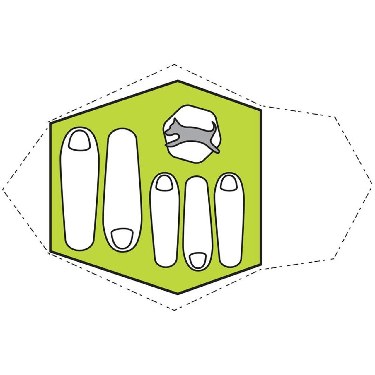 Conifer 5+ Tent - Olympic Blue 9 Conifer 5+ Tent - Olympic Blue - Image 7