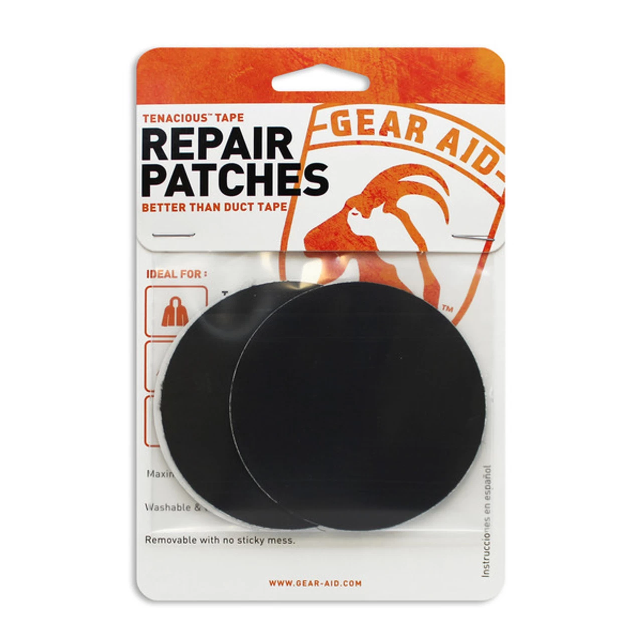 GEAR AID Tenacious Tape Repair Patches - Orange 3 GEAR AID Tenacious Tape Repair Patches - Orange