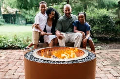 Breeo Luxeve 24" Smokeless Fire Pit With Lid & Glass -Camping Equipment Shop luxeve302 1