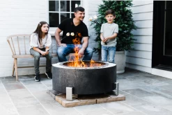 Breeo Luxeve 24" Smokeless Fire Pit With Lid & Glass -Camping Equipment Shop luxeve303 1