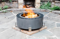 Breeo Luxeve 24" Smokeless Fire Pit With Lid & Glass -Camping Equipment Shop luxeve305 1