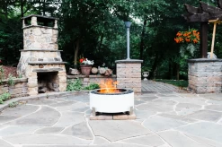 Breeo Luxeve 24" Smokeless Fire Pit With Lid & Glass -Camping Equipment Shop luxeve306 1