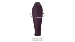 Big Agnes Torchlight Camp 20 Fireline Pro Sleeping Bag - Women's -Camping Equipment Shop opplanet big agnes torchlight camp 35 fireline pro sleeping bag womens plum lavender regular right btmwtlc35rr21 av 2