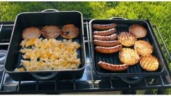 Camp Chef Cast Iron Square Dutch Oven -Camping Equipment Shop opplanet camp chef 13 cast iron square dutch oven 8 qt black do13s usage 3