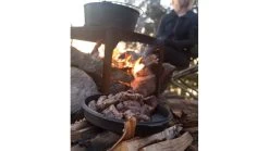 Camp Chef Cast Iron Deluxe Dutch Oven -Camping Equipment Shop opplanet camp chef deluxe seasoned cast iron dutch oven 9 33quart dutch oven black do12 usage 2