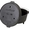 Camp Chef Cast Iron Deluxe Dutch Oven -Camping Equipment Shop opplanet camp chef dlx ssnd cast iron dutch oven do12cc main 1