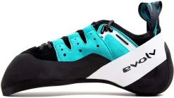 Evolv Geshido Lace Climbing Shoes - Men's -Camping Equipment Shop opplanet evolv geshido lace climbing shoes mens black teal white 9 5 evl0424 9 5 av 2