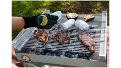 Fireside Outdoor Quad-Fold Grilling Grates -Camping Equipment Shop opplanet fireside outdoor quad fold grilling grates for pop up fire pit 24 in cdgg24 quad usage 5