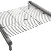Fireside Outdoor Tri-Fold Grilling Grates -Camping Equipment Shop opplanet fireside outdoor tri fold grilling grates for pop up fire pit 16 5 in cdgg24 tri main