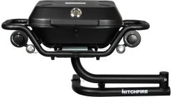 HitchFire F-20 Propane Passenger Side Gas Grill -Camping Equipment Shop opplanet hitchfire f 20 propane gas grill black large hfg01f2001 av 1