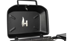 HitchFire F-20 Propane Passenger Side Gas Grill -Camping Equipment Shop opplanet hitchfire f 20 propane gas grill black large hfg01f2001 av 4