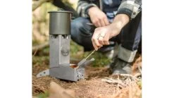 Hot Ash Rocket Stove -Camping Equipment Shop opplanet hot ash rocket stove stainless steel stv hasm 7777 av 4