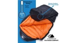 Hyke & Byke Eolus Ultralight Goose Down Sleeping Bag, 800FP, 15F Degrees -Camping Equipment Shop opplanet hyke byke eolus ultralight goose down sleeping bag 800fp 15f degrees 10053460294 av 4