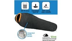 Hyke & Byke Eolus Ultralight Goose Down Sleeping Bag, 800FP, 15F Degrees -Camping Equipment Shop opplanet hyke byke eolus ultralight goose down sleeping bag 800fp 15f degrees 10053460294 av 5