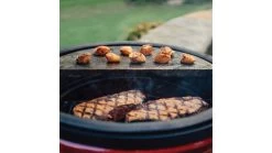 Kamado Joe Half Moon Soapstone -Camping Equipment Shop opplanet kamado joe classic joe half moon soapstone cooking surface gray medium kj hcgsstone av 2