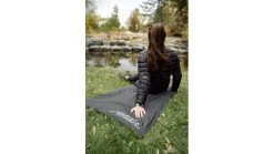 Matador Mini Pocket Blanket -Camping Equipment Shop opplanet matador mini pocket blanket black one size mats2001bk usage 1