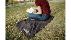 Matador Mini Pocket Blanket -Camping Equipment Shop opplanet matador mini pocket blanket black one size mats2001bk usage 6