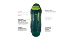 NEMO Equipment Disco 15 Sleeping Bag - Women's -Camping Equipment Shop opplanet nemo equipment disco 15 sleeping bag womens electra starlit ridge long right zip 811666030962 av 2