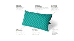 NEMO Equipment Fillo Elite Luxury Pillow -Camping Equipment Shop opplanet nemo equipment fillo elite luxury pillow sapphire stripe 811666031303 av 2