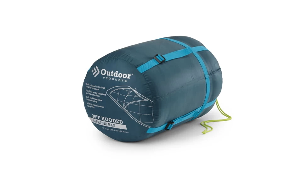 Outdoor Products 30F Extra Large Hooded Sleeping Bag 8 Outdoor Products 30F Extra Large Hooded Sleeping Bag - Image 6