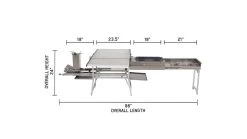 Overland Vehicle Systems Komodo Camp Kitchen 21 Overland Vehicle Systems Komodo Camp Kitchen -Camping Equipment Shop opplanet overland vehicle systems komodo camp kitchen dual grill skillet folding shelves rocket tower 30100001 av 1