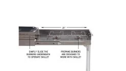 Overland Vehicle Systems Komodo Camp Kitchen 26 Overland Vehicle Systems Komodo Camp Kitchen -Camping Equipment Shop opplanet overland vehicle systems komodo camp kitchen dual grill skillet folding shelves rocket tower 30100001 av 5