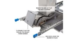Overland Vehicle Systems Komodo Camp Kitchen 27 Overland Vehicle Systems Komodo Camp Kitchen -Camping Equipment Shop opplanet overland vehicle systems komodo camp kitchen dual grill skillet folding shelves rocket tower 30100001 av 8