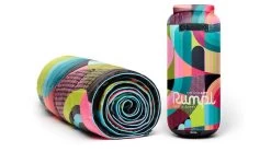 Rumpl Printed Nanoloft Blanket -Camping Equipment Shop opplanet rumpl nanoloft blanket printed chromatic voyage jessie katey 1 person tnlb jk1 1 av 3