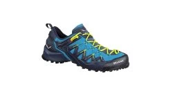 Salewa Wildfire Edge Climbing Shoes - Men's -Camping Equipment Shop opplanet salewa wildfire edge climbing shoes mens premium navy fluo yellow 9 5 00 0000061346 3988 9 5 main
