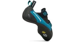 Scarpa Boostic Climbing Shoes -Camping Equipment Shop opplanet scarpa boostic climbing shoes black azure 45 70071 000 blkazr 45 av 6