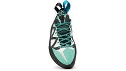 Scarpa Vapor Climbing Shoes - Women's -Camping Equipment Shop opplanet scarpa vapor climbing shoes womens dust gray aqua 42 70074 002 dgryaqua 42 av 2