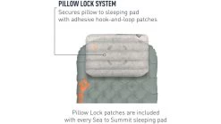 Sea To Summit Aeros Deluxe Down Pillow -Camping Equipment Shop opplanet sea to summit aeros deluxe down pillow grey 579 12 av 7