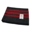 Topo Designs X Woolrich Camp Blanket -Camping Equipment Shop opplanet topo designs x woolrich camp blanket black 75989057543 main