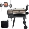 Z Grills ZPG-450A 7-in-1 Wood Pellet Grill, BBQ & Smoker -Camping Equipment Shop opplanet z grills 7 in 1 wood pellet grill smoker w wireless meat probe thermometer brown black medium zpg 450apro main