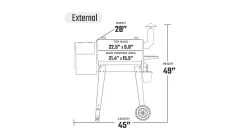 Z Grills ZPG-550B2 Wood Pellet Grill & Smoker -Camping Equipment Shop opplanet z grills zpg 550b2 wood pellet grill smoker black medium zpg 550b2 av 8